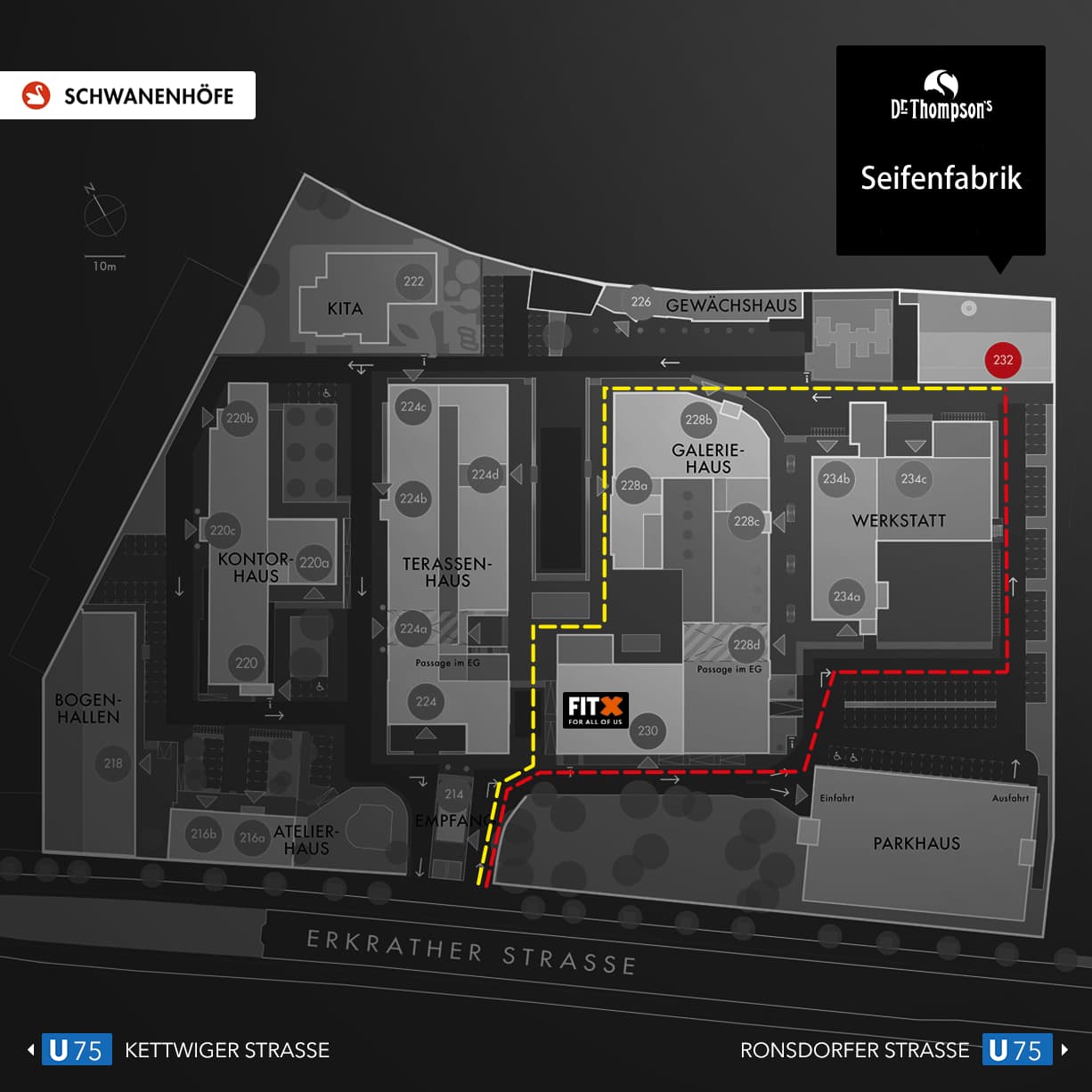 Lageplan Seifenfabrik